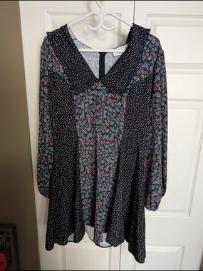 Cute ASOS Mixed Pattern Mini Dress